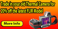 Trade in your old thermal camera for a new Flir model