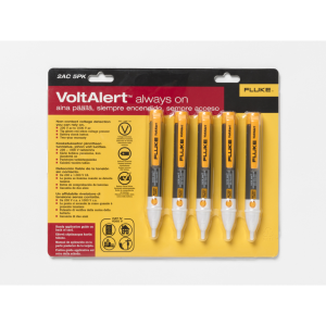 Fluke 2AC Volt Alert, 5-Pack (200V to 1,000V), Round Tip