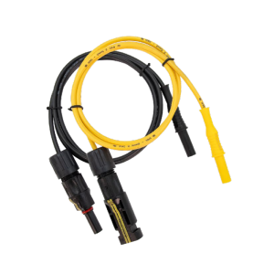 Seaward 601A1202 Solar Yellow and Black PV Test Leads (4mm to MC4)