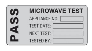 Microwave Test Label