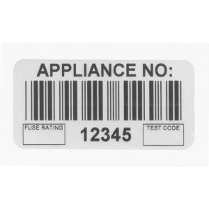 Barcode Appliance Label