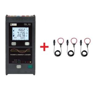 Chauvin Arnoux PEL103 with 3x MA193 Clamps