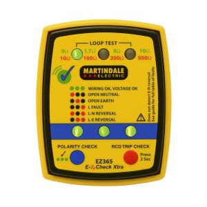 Martindale EZ365 - Socket, Earth Loop & RCD Tester