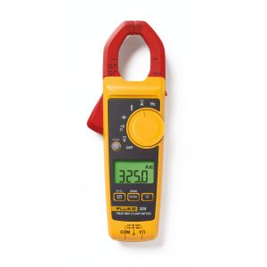 Fluke 325, TRMS AC/DC Clamp Meter (w/ temp. & freq.)