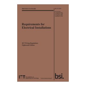 18th Edition IET Wiring Regulations (BS 7671:2018+A2:2022)