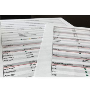 Power Quality Health Check - Data Analysis and Report Writing Service