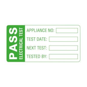 PAT Testing - PASS Labels (500x per pack)