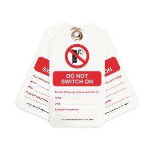 Martindale TAG6 Safety Lockoff Tags (pack of 10)