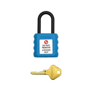 Martindale PAD21BL - Blue Padlock with Insulated Shackle