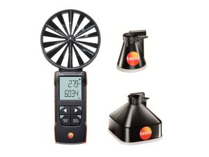 Testo 417 KIT-1, Vane Anemometer w. measurement funnels