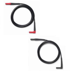 Fluke TL324 Suregrip Silicone Test Leads (1500V, Straight to Angle)