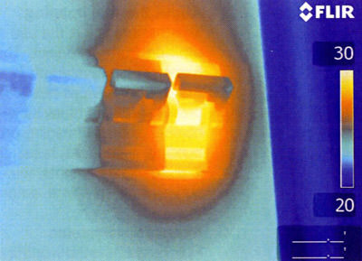 thermal image without MSX enhancement